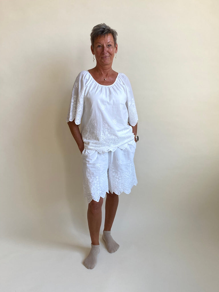 AFRODITE shorts - hvid