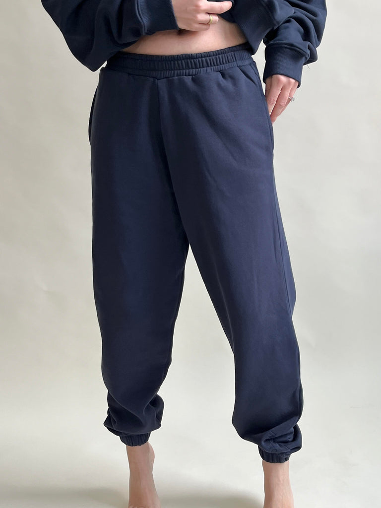 COZY CLUB pants - dark blue