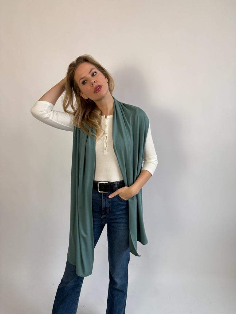 LIKE BUTTER Scarf - Dark Jade