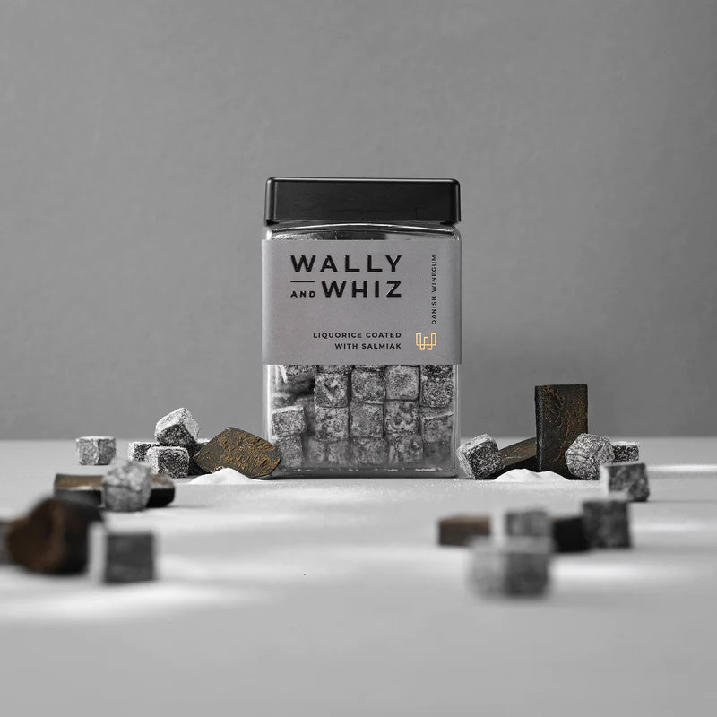 WALLY AND WHIZ -  Liquorice w Salmiak,  Regular cube 240g
