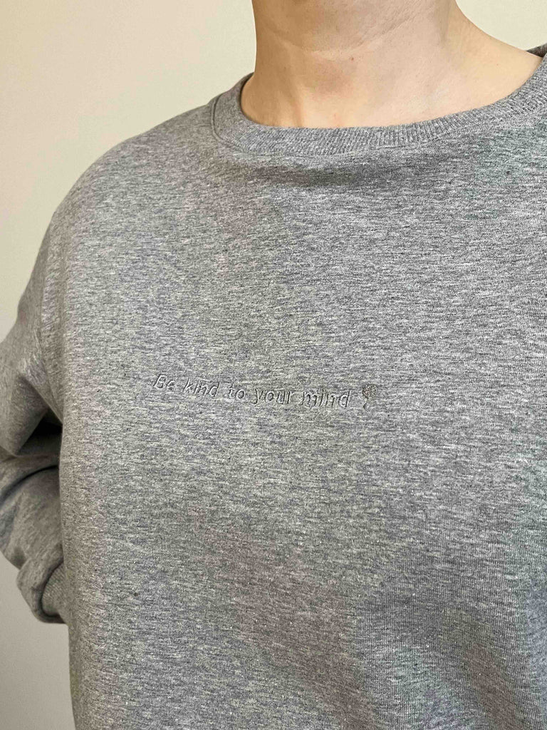 COMFORT sweatshirt - grey melange