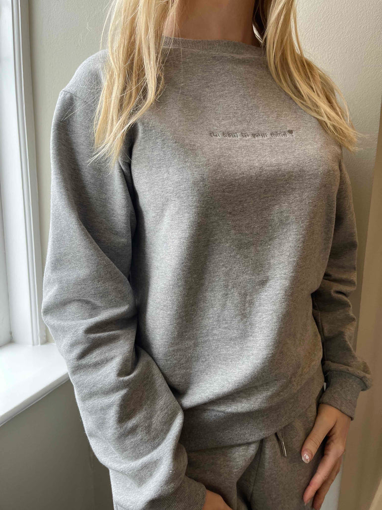 COMFORT sweatshirt - grey melange