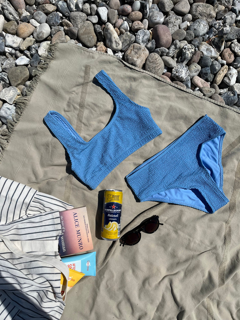 WAVE bikini top - blå